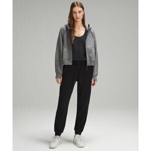 Lululemon Jogger Sweat Pants Womens 2 Black Drawstring